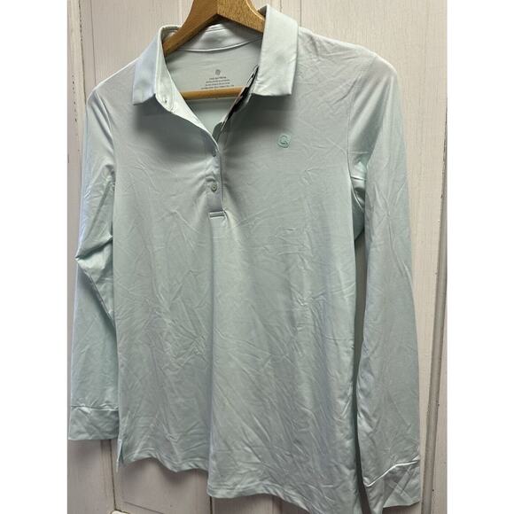 NWT CQC Sports Mint Green UV Protection L/S Top Size Small - Picture 7 of 8